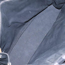 HERMES Fourre Tout MM Hand Bag Canvas Black Auth ep7392-11