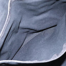 HERMES Fourre Tout MM Hand Bag Canvas Black Auth ep7392-20