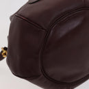 CARTIER Shoulder Bag Leather Red Auth ep7404-14