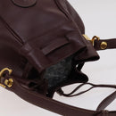 CARTIER Shoulder Bag Leather Red Auth ep7404-6