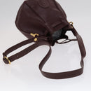 CARTIER Shoulder Bag Leather Red Auth ep7404-7