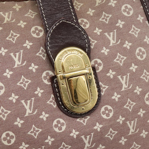 LOUIS VUITTON Monogram Idylle Elegy Hand Bag 2way Red Sepia M56698 Auth ep7406