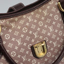 LOUIS VUITTON Monogram Idylle Elegy Hand Bag 2way Red Sepia M56698 Auth ep7406-19