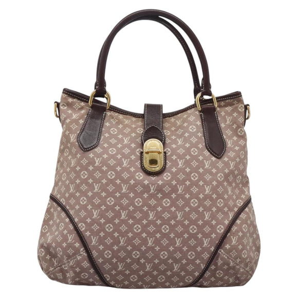 LOUIS VUITTON Monogram Idylle Elegy Hand Bag 2way Red Sepia M56698 Auth ep7406