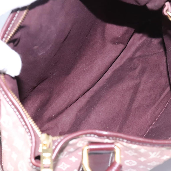 LOUIS VUITTON Monogram Idylle Elegy Hand Bag 2way Red Sepia M56698 Auth ep7406