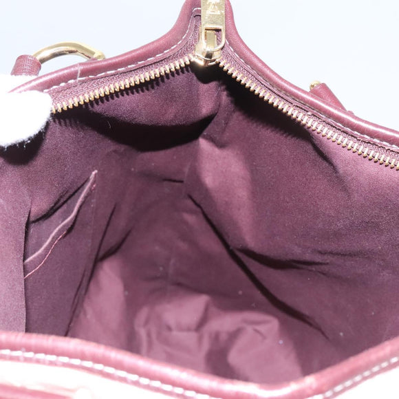 LOUIS VUITTON Monogram Idylle Elegy Hand Bag 2way Red Sepia M56698 Auth ep7406