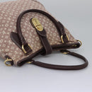 LOUIS VUITTON Monogram Idylle Elegy Hand Bag 2way Red Sepia M56698 Auth ep7406-6