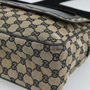 GUCCI GG Canvas Shoulder Bag Black 019 0375 Auth ep7418-8