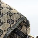 GUCCI GG Canvas Shoulder Bag Black 019 0375 Auth ep7418-17