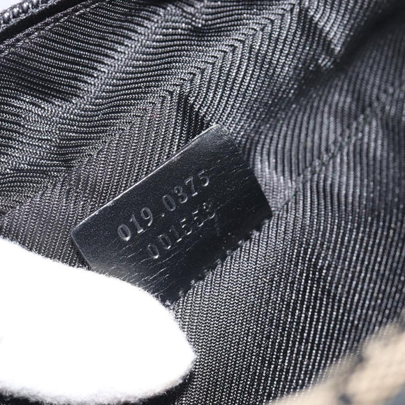 GUCCI GG Canvas Shoulder Bag Black 019 0375 Auth ep7418
