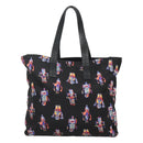 PRADA Tote Bag Nylon Black Silver Auth ep7424-2