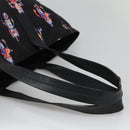 PRADA Tote Bag Nylon Black Silver Auth ep7424-7