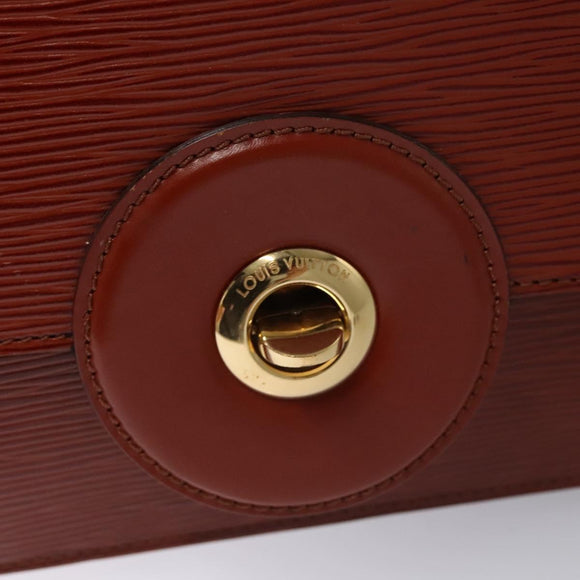 LOUIS VUITTON Epi Free Run Shoulder Bag Brown M52403 LV Auth ep7427