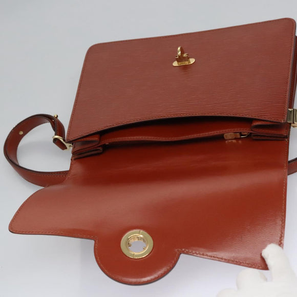 LOUIS VUITTON Epi Free Run Shoulder Bag Brown M52403 LV Auth ep7427