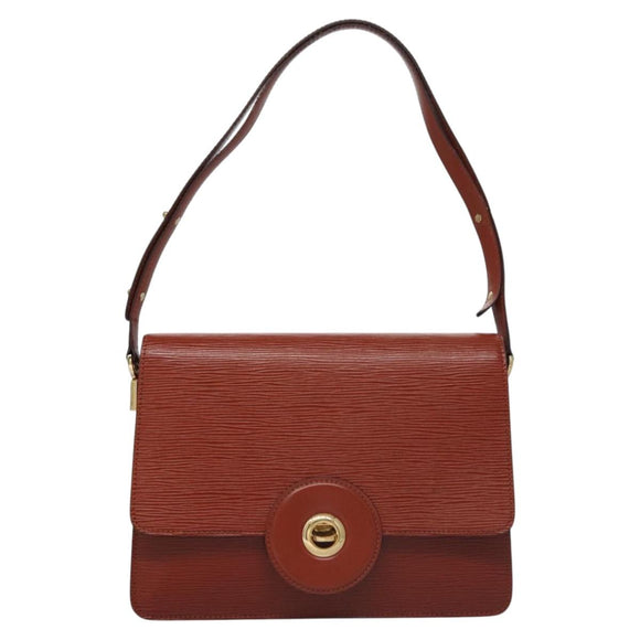 LOUIS VUITTON Epi Free Run Shoulder Bag Brown M52403 LV Auth ep7427