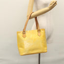 LOUIS VUITTON Monogram Vernis Houston Hand Bag Gris M91053 LV Auth ep7454-25