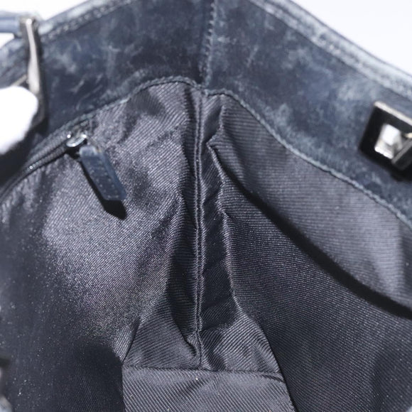 GUCCI GG Canvas Tote Bag Black 31244 Auth ep7480