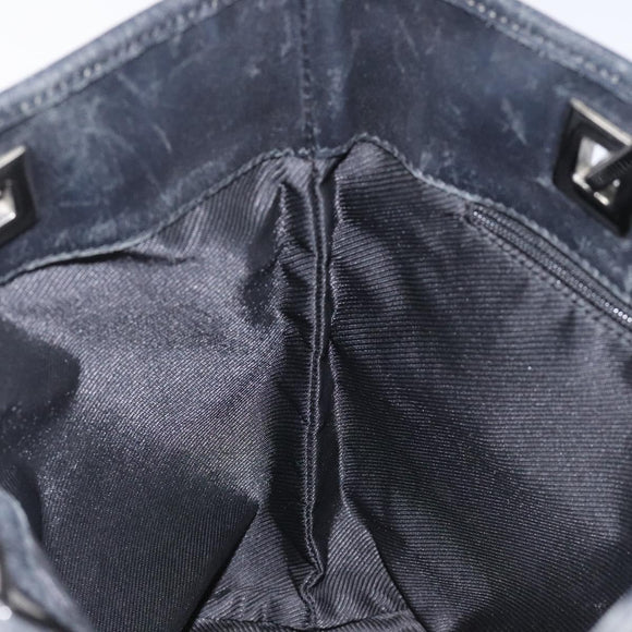 GUCCI GG Canvas Tote Bag Black 31244 Auth ep7480