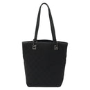 GUCCI GG Canvas Tote Bag Black 31244 Auth ep7480-2