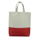 CELINE Tote Bag Leather 2way Red Auth ep7482-13