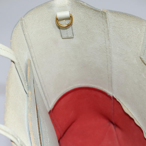 CELINE Tote Bag Leather 2way Red Auth ep7482