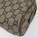 GUCCI GG Plus Supreme Shoulder Bag PVC Leather Beige Auth ep7483-9