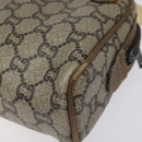 GUCCI GG Plus Supreme Shoulder Bag PVC Leather Beige Auth ep7483-15