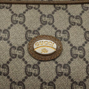 GUCCI GG Plus Supreme Shoulder Bag PVC Leather Beige Auth ep7483-17