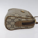 GUCCI GG Plus Supreme Shoulder Bag PVC Leather Beige Auth ep7483-3