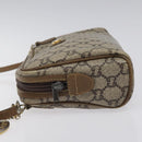 GUCCI GG Plus Supreme Shoulder Bag PVC Leather Beige Auth ep7483-4