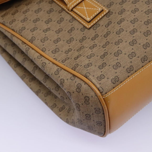 GUCCI Micro GG Supreme Shoulder Bag PVC Beige Gold 001 115 1199 Auth ep7488