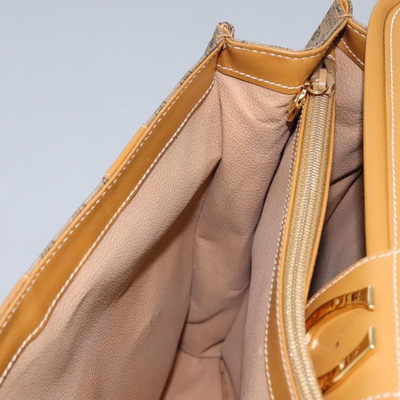 GUCCI Micro GG Supreme Shoulder Bag PVC Beige Gold 001 115 1199 Auth ep7488