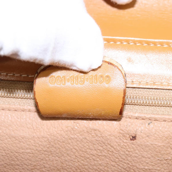 GUCCI Micro GG Supreme Shoulder Bag PVC Beige Gold 001 115 1199 Auth ep7488