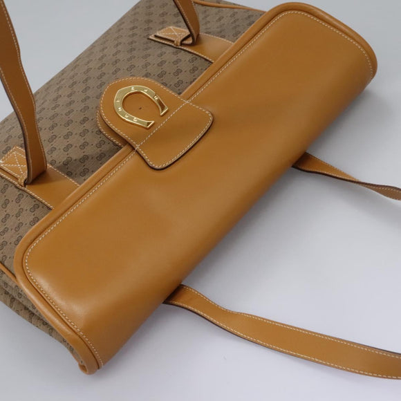 GUCCI Micro GG Supreme Shoulder Bag PVC Beige Gold 001 115 1199 Auth ep7488