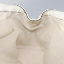 GUCCI Hand Bag Raffia Silver White 211944 Auth ep7490-19