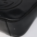 GUCCI Hand Bag Leather Black Auth ep7516-9