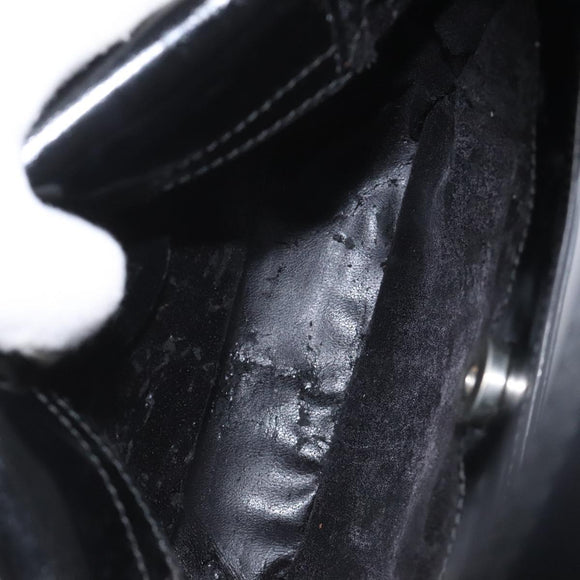 GUCCI Hand Bag Leather Black Auth ep7516