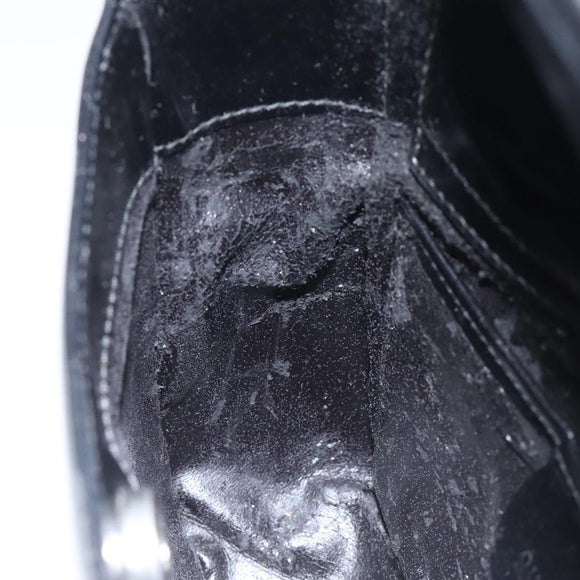 GUCCI Hand Bag Leather Black Auth ep7516