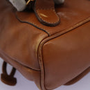 GUCCI Bamboo Backpack Leather Brown Gold 003 2058 0030 Auth ep7524-18