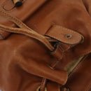 GUCCI Bamboo Backpack Leather Brown Gold 003 2058 0030 Auth ep7524-10