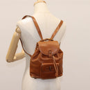 GUCCI Bamboo Backpack Leather Brown Gold 003 2058 0030 Auth ep7524-28