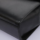 GUCCI Hand Bag Leather Black Gold Auth ep7529-15