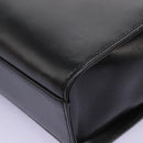 GUCCI Hand Bag Leather Black Gold Auth ep7529-17