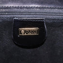 GUCCI Hand Bag Leather Black Gold Auth ep7529-19