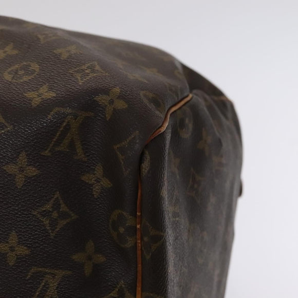 LOUIS VUITTON Monogram Keepall 55 Boston Bag M41424 LV Auth ep7541