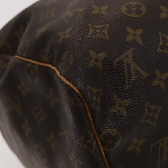LOUIS VUITTON Monogram Keepall 55 Boston Bag M41424 LV Auth ep7541
