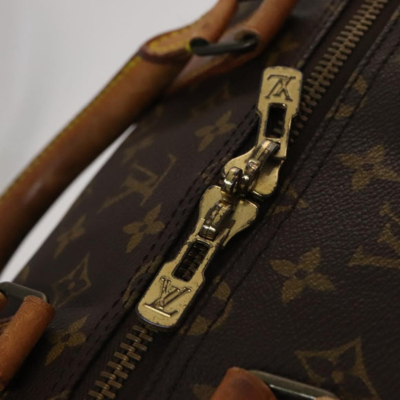 LOUIS VUITTON Monogram Keepall 55 Boston Bag M41424 LV Auth ep7541