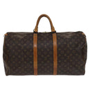 LOUIS VUITTON Monogram Keepall 55 Boston Bag M41424 LV Auth ep7541-2
