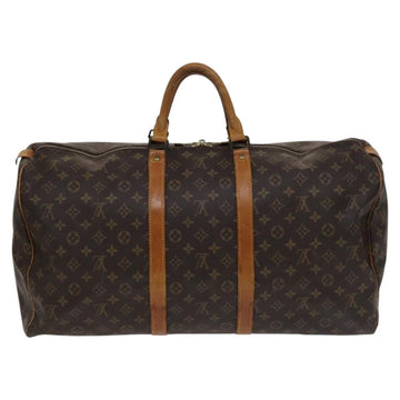 LOUIS VUITTON Monogram Keepall 55 Boston Bag M41424 LV Auth ep7541 - 0