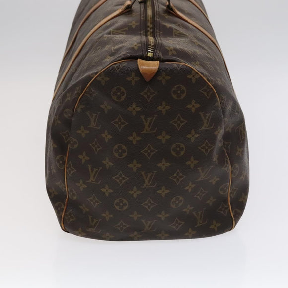 LOUIS VUITTON Monogram Keepall 55 Boston Bag M41424 LV Auth ep7541